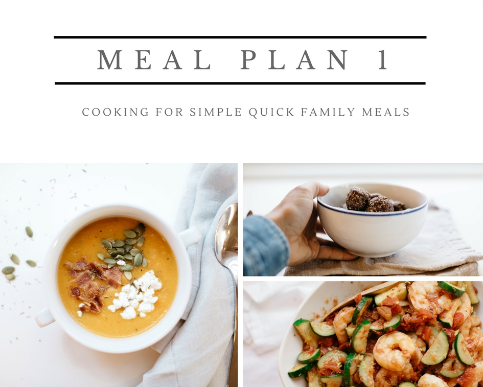 Marianne's Meal Plan 1 | Marianne Cooks